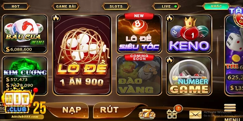 Các thể loại game đổi thưởng khác