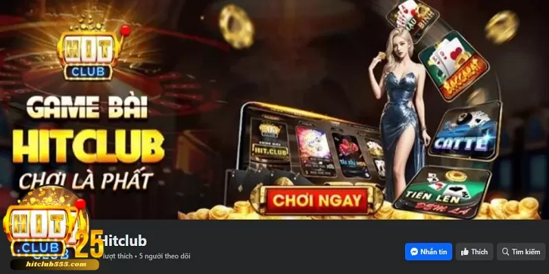 Hướng dẫn cách đăng ký HitClub thông qua Facebook